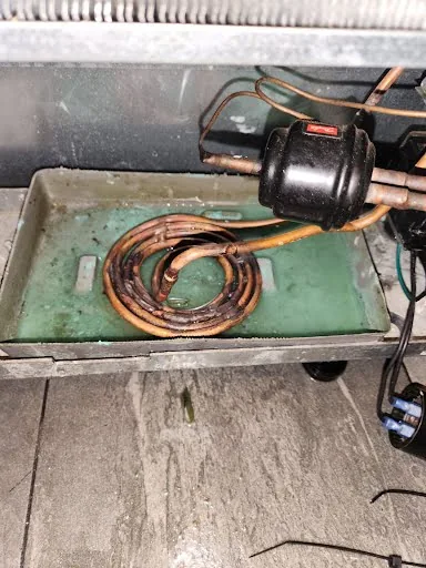 Coil cabinet after service